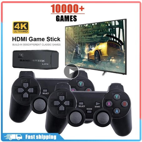 ELCTA 4K Portable wireless classic Video Game Console